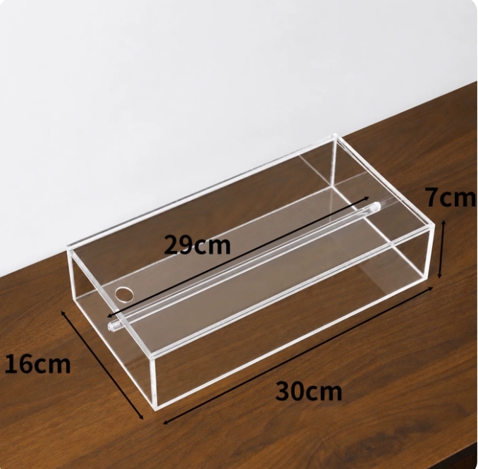 Glass Display Storage Jewelry Acrylic Display Box With Lid OEM ODM