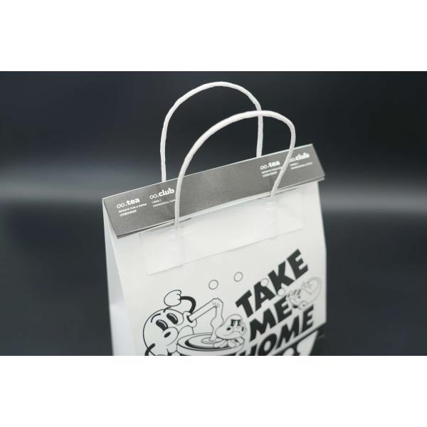 Wholesale Catering Milk Tea Cake Packaging Kraft Paper Portable Takeaway Bag Lunch Bag