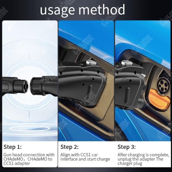 Olink Chademo to Ccs1 Adapter for Nissan Leaf 200A 1000V DC Fast EV Charging Adapter EVSE Adapter