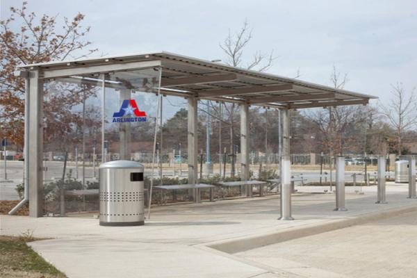 Customized Size Stainless Steel Bus Stop Water Proof Environmental Protection