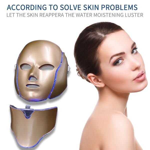 Маска света маски терапией света СИД фотона PDT лицевая с шеей