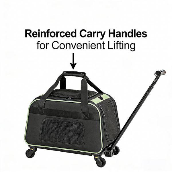 B2B Wholesale Foldable Pet Stroller–Lightweight Wheeled Travel Carrier with Breathable Mesh for Pets