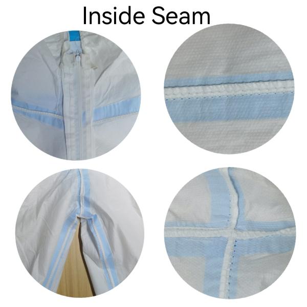 CE En14126 Protective White Working Coveralls for S-5XL Model NO. VASTPROTECT-609