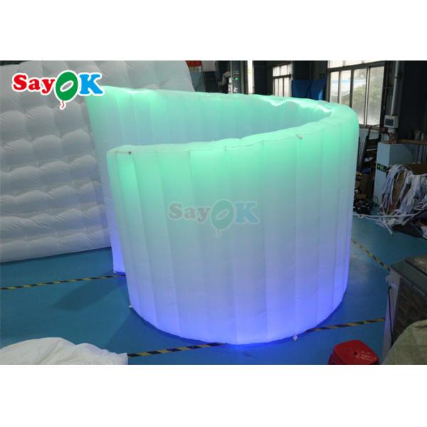 Декорация свадьбы купола 360 фотоателье фоновый стенд светодиодный свет надувная изогнутая стена