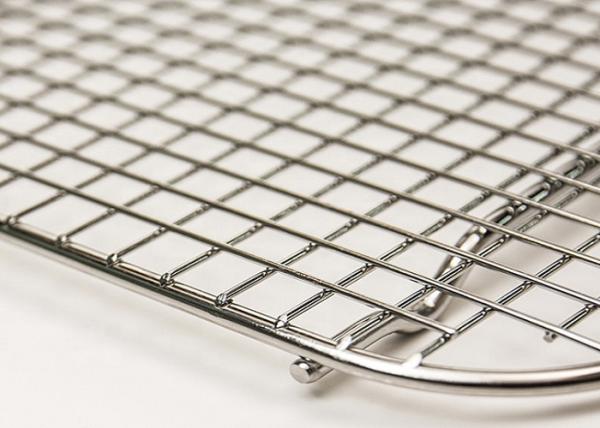Plain Weave Stainless Steel 316 5mm Wire Oven Grill Rack For Roasting