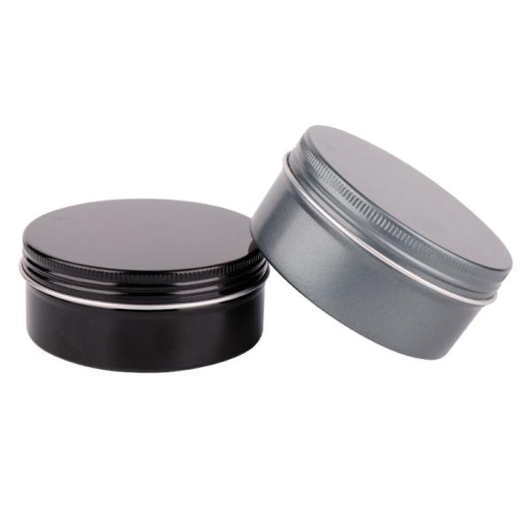 Matte Aluminum Cosmetic Jars 150g 250g 5.3OZ 8.8oz Metal Tins
