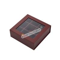 Sturdy Luxury Chocolate Boxes Packaging Chocolate Paper Box With Clear Window