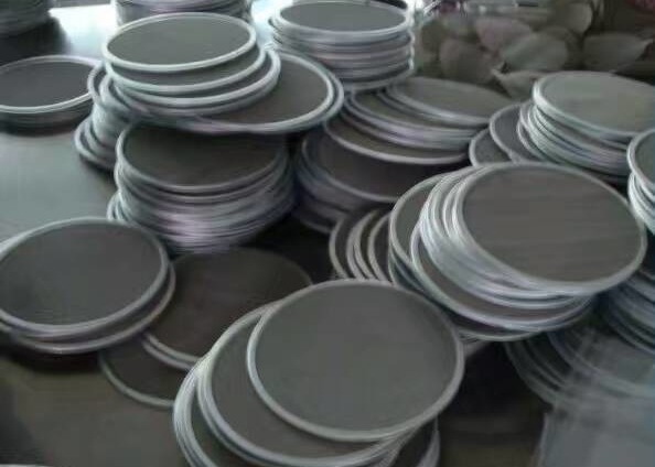 Polished Wire 304 Stainless Steel Mesh Filter Discs 250mm Diameter Wear Proof