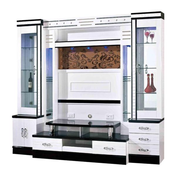 Cabinet d'Ashley TV de panneau de forces de défense principale de meubles antiques d'Armoire de salon