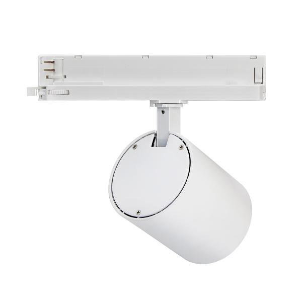 LED track light heads 10W Bridgelux LED Chip 97Ra 100LM/W 4-wire 3-phase  flicker free Dimmable Black for shop
