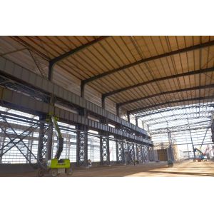 Industrial Style Prefabricated Steel Structure Aircraft Hangars with Customizable Options for Secure Storage