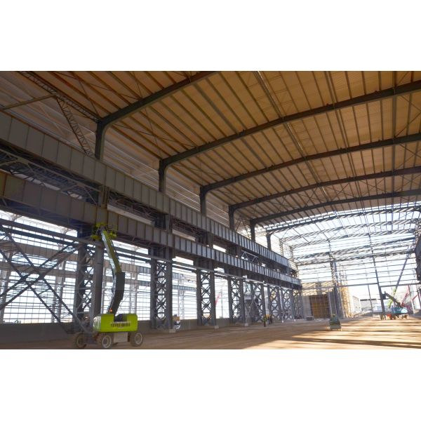 Industrial Style Prefabricated Steel Structure Aircraft Hangars with Customizable Options for Secure Storage