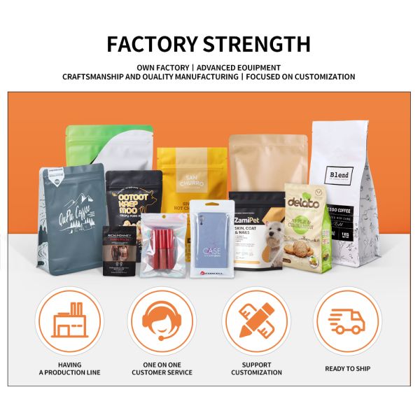 Moisture Proof Edible Candy Packaging Custom Printed 3.5g Mylar Resealable Zipper Lock Bag with BOPP Material Structure