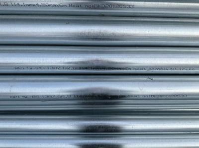 ERW Hot Dipped Galvanized Steel Pipe Round API 5L Astm A53 Galvanized Steel Pipe