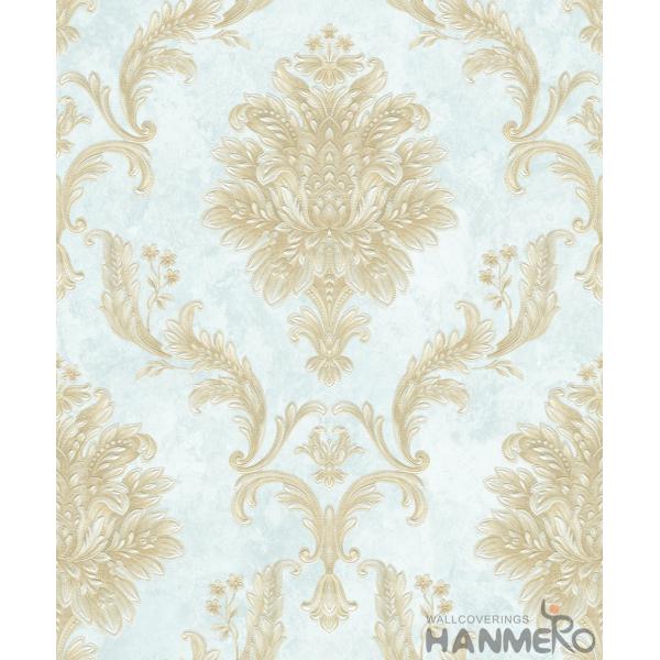 PVC Wallpaper Damask Chinese Wallcovering Vendor European Style Room Sofa Background