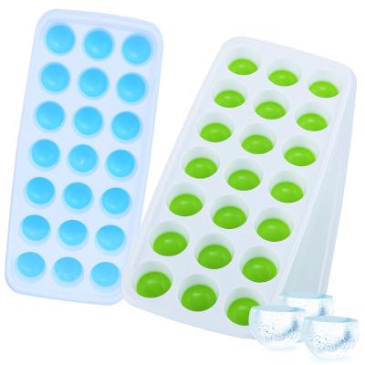 moldes reusáveis do cubo de gelo do silicone do produto comestível de 92g 95g