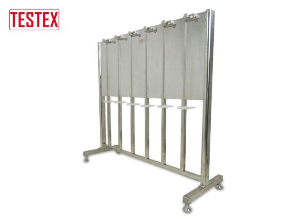 Stainless Steel Woven Fabric Stretch Recovery Tester Standard ASTM D3107 With 6 Positions