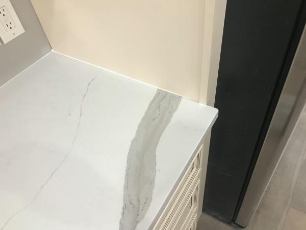 Restaurant Quartz Bathroom Vanity Tops High Purity Acid Washed Quartz