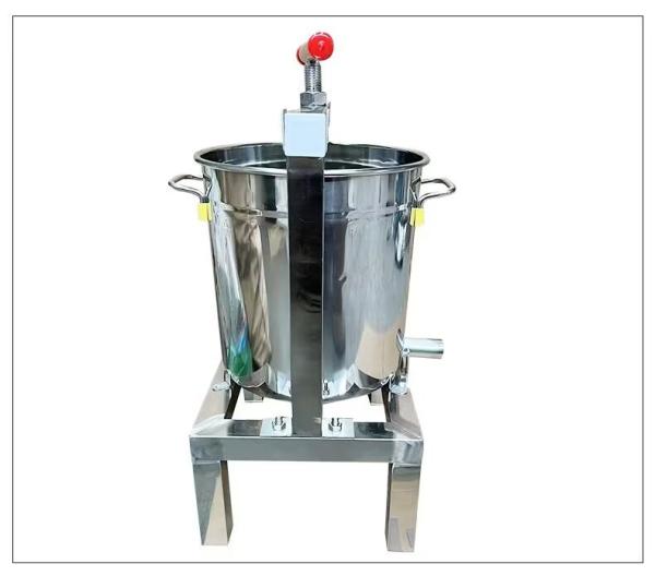 Electric Stainless Steel Beeswax Press Machine 45L Capacity