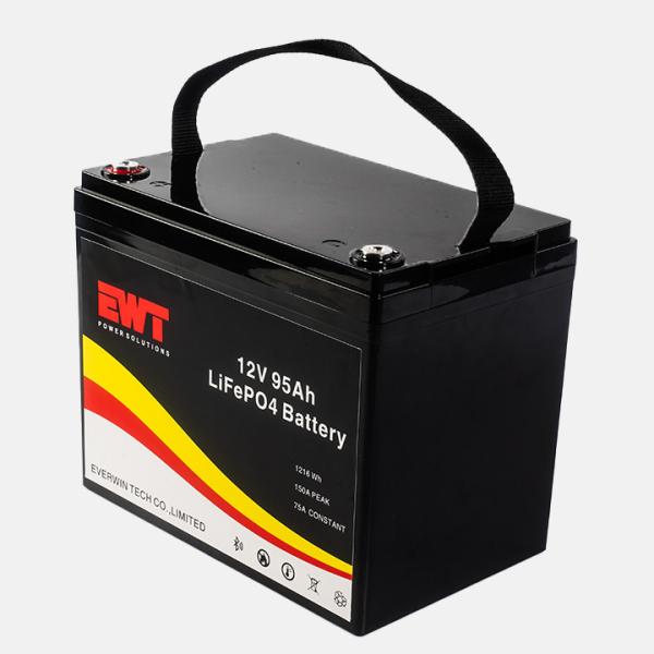 Substituição de embarcação elétrica Bateria de ferro-fosfato de lítio de 12,8V 95Ah Bateria de íons de lítio de 12V IFR32700