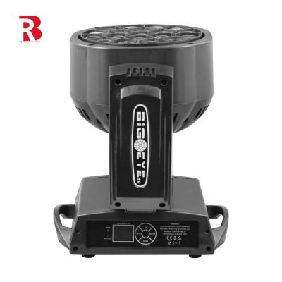 4 em 1 Bee Eye 19x15w Moving Head Light LCD Display Colorido Para Casamento