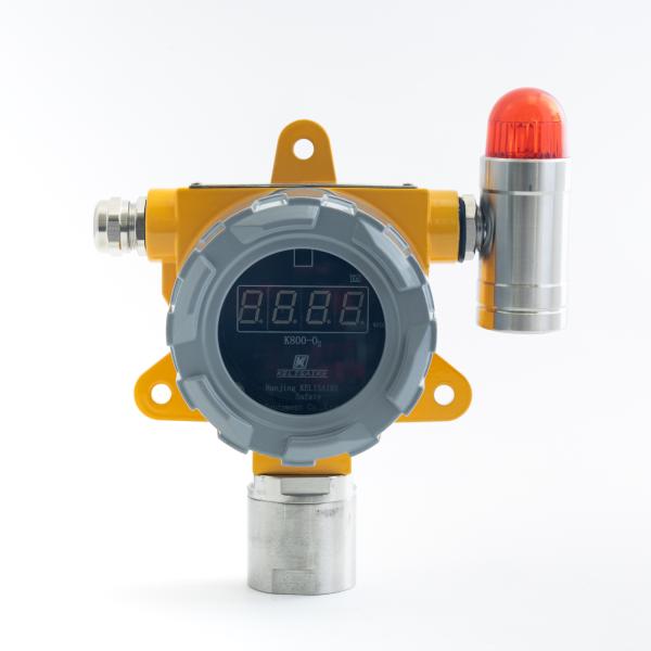 K800 Gas Leakage Detector Industrial Fixed Type O2 Gas Monitoring Transmitter