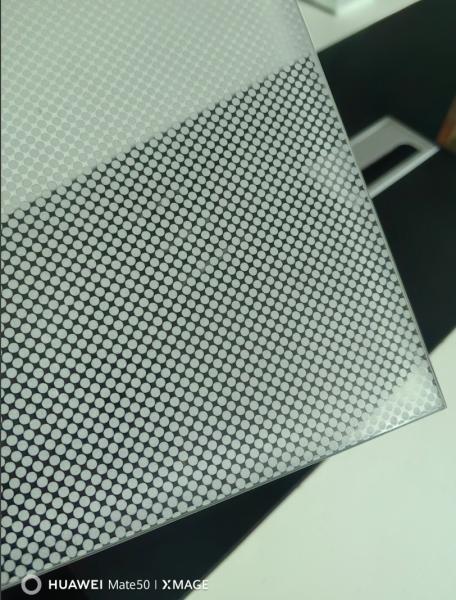 Anti-Slip Flat Pattern Laminated Glass in Clear/Extra Clear for Customizable Three Layer Flooring
