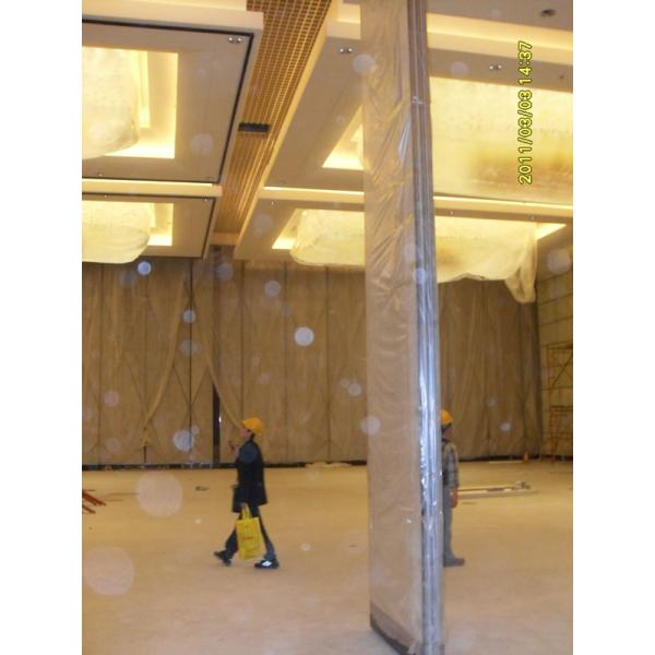 Training Room Folding Partition  Aluminum Sliding Doors 65mm Panel