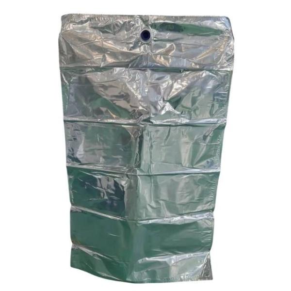 Leakproof Heat Seal Rectangular 220L Aseptic Bag In Drum With 1 Elpo Valve Nozzle