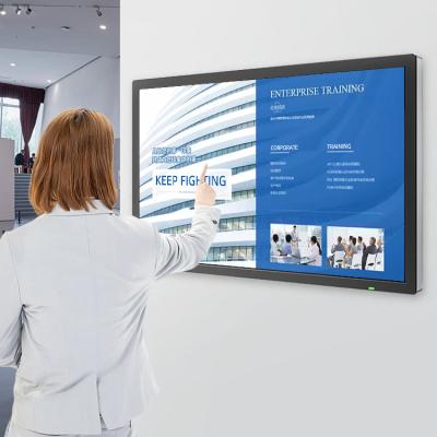 85 tela táctil capacitivo comercial 4K do Signage I3 I5 I7 4G 128G Lcd de Digitas dos monitores