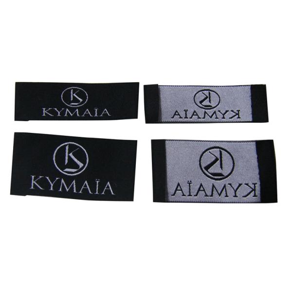 Washable Woven printed Clothing labels , eco-friendly woven clothes labels