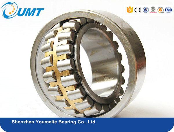 22208 Split Spherical roller bearing with brass steel cage / high precision ball bearings