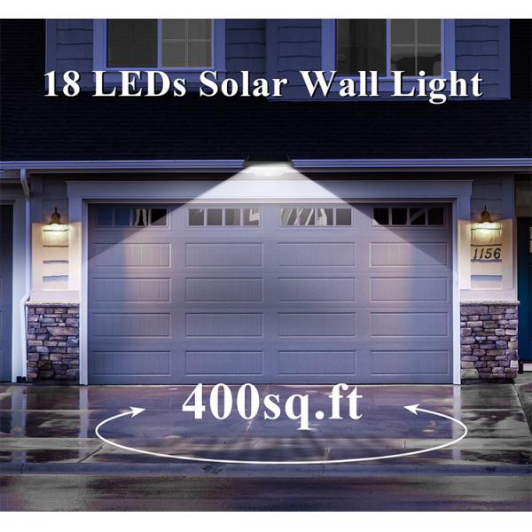 7000K 100LM Motion Sensor Solar Gutter Lights
