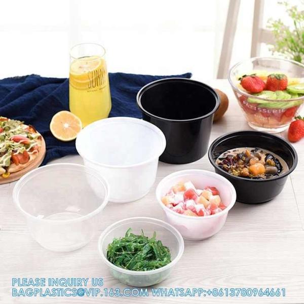 900ml Microwave Plastic Food Packaging Meal Prep Containers,Lunch Box Plastic BPA Free Plastic Bowl