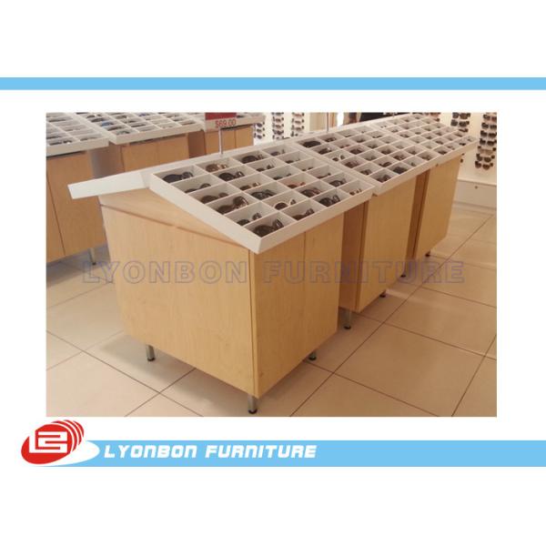 Покрашенные OEM шкафы дисплея витрины деревянные для стекел глаза, законченного