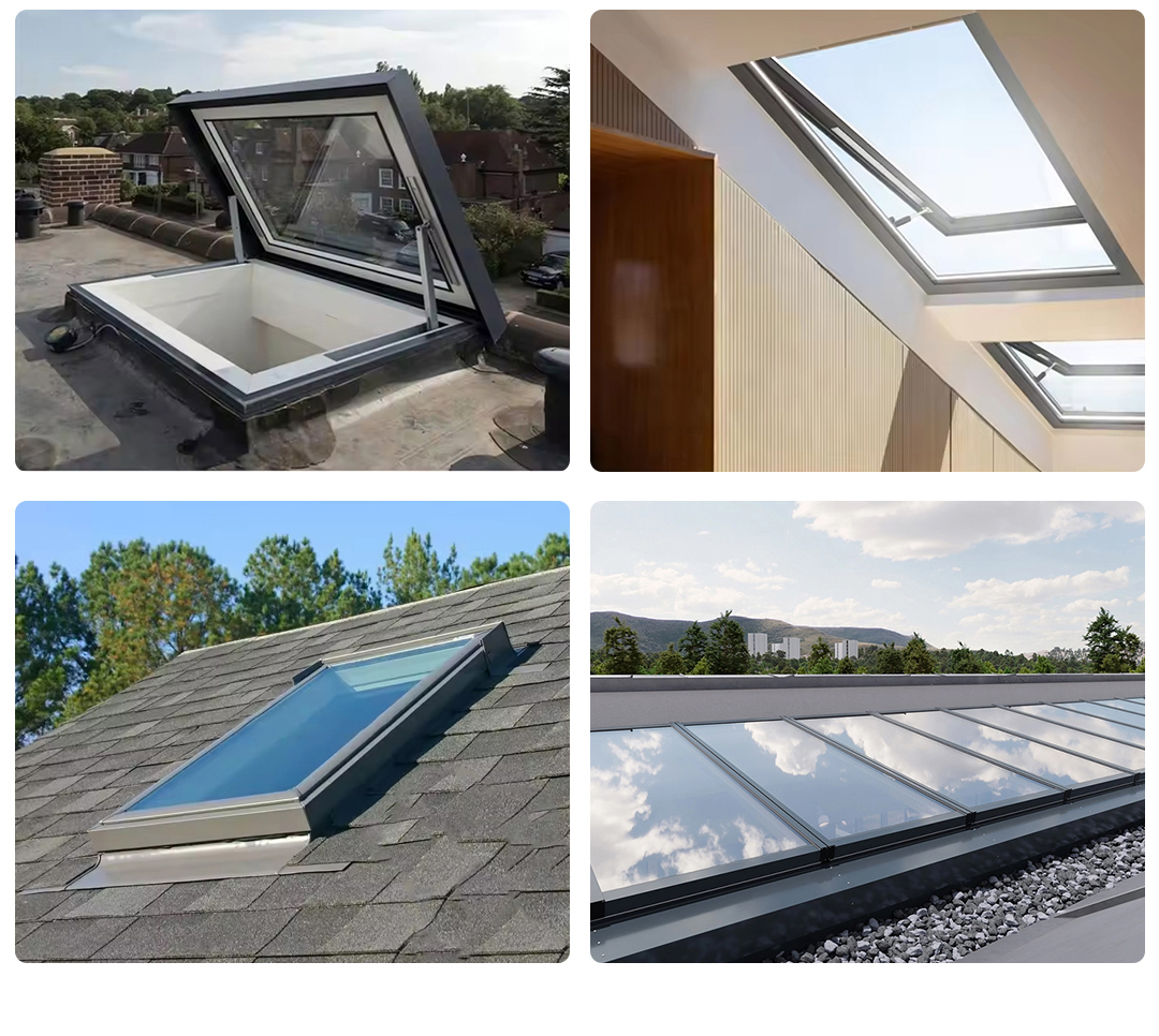 Custom Size Smart Skylight For Existing Home Automation And Climate Control