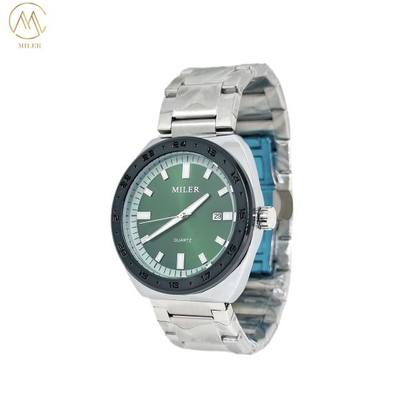 Montre-bracelet à quartz pour femme, cadran blanc, étanche à 30m
