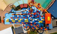 Equipamento de parque de diversões para crianças ao ar livre