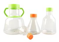 Les flacons erlenmeyer en plastique de rendement élevé de flacon de laboratoire exhalent le couvercle de filtre de chapeau