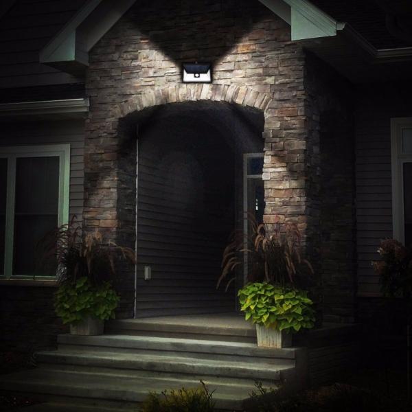 10-12LM 24 Led Outdoor Motion Sensor Solar Lights / 3.2-3.4V Solar Pir Garden Lights