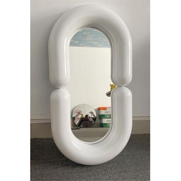 Oval Bathroom Led Wall Full Length Mirror Hanging Vanity Tall Mirror