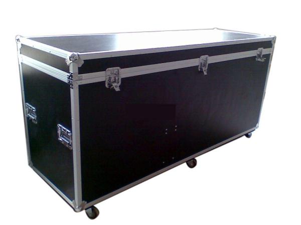 Custom facoty aluminum heavy duty Black Wooden Standard Rack Flight Case  / 22U Flight Case
