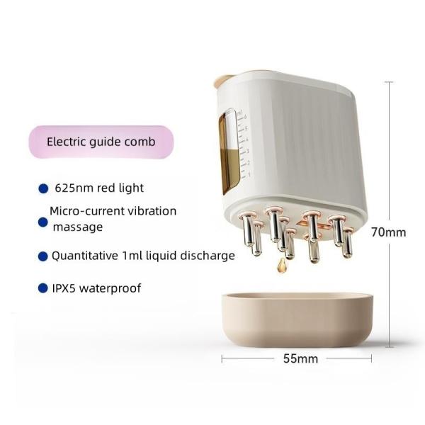 USB Recharge Electric Scalp Massager with Hair Growth Serum Tct221228e004c Safety Standard