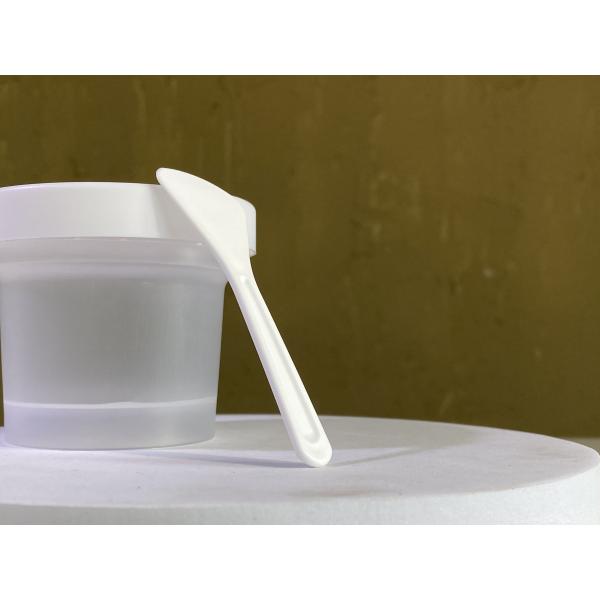 White Or Customized 82mm PP Spatula For Cosmetic Cream