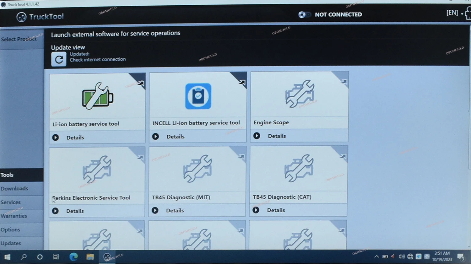 CF53 ноутбук TruckTool универсальный инструмент диагностики вилочной погрузки Подходит для Mitsubishi, ET, TCM, UNICARRIERS, ROCLA, NICHIYU
