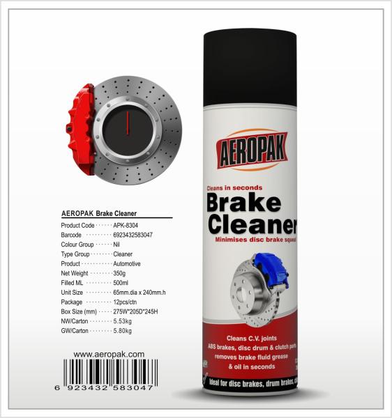 Aeropak 500ml Spray de limpieza de frenos para automóviles 470g