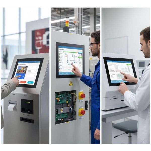 12-Inch SVGA Open Frame Touch Screen Monitor for Kiosk and Embedded Systems