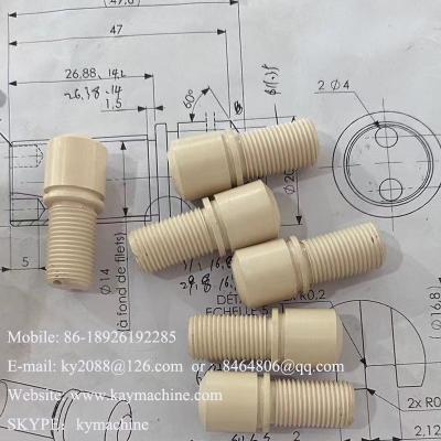 Polyetheretherketone Tecapeek CNC Machining Service Acrylic PMMA PVC POM ABS Nylon PEEK Plastic Parts Polishing Precision CNC Machining China manufacturer China factory China producer