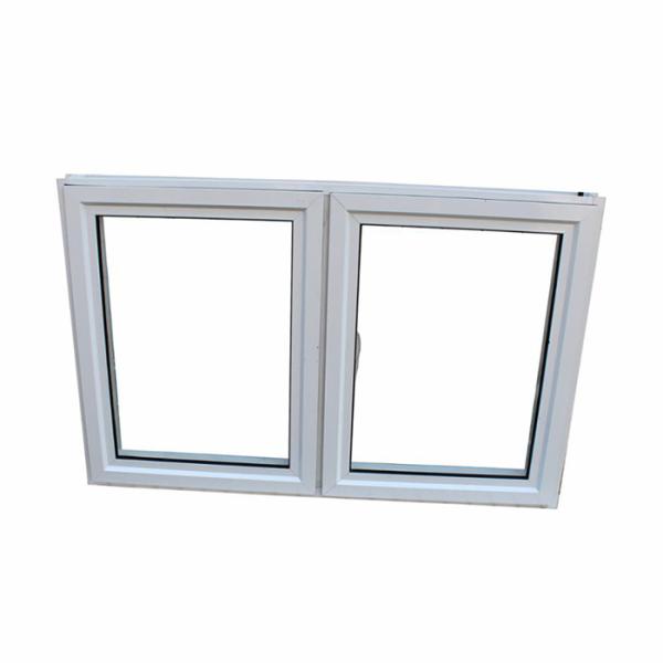 Stainless Steel Screen Netting Black Aluminum Casement Window with CE Certification