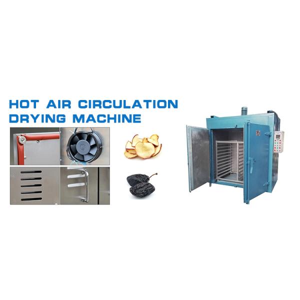 Hot Air Circulation Drying Oven Dryer Machine For Vegetable Industry Stainless Steel